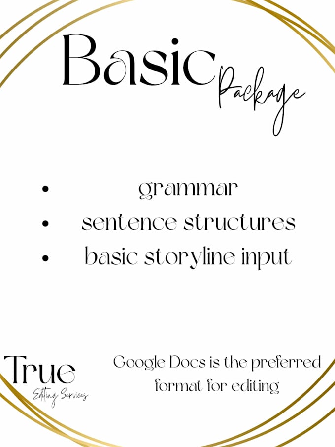 edit and proofread for you
