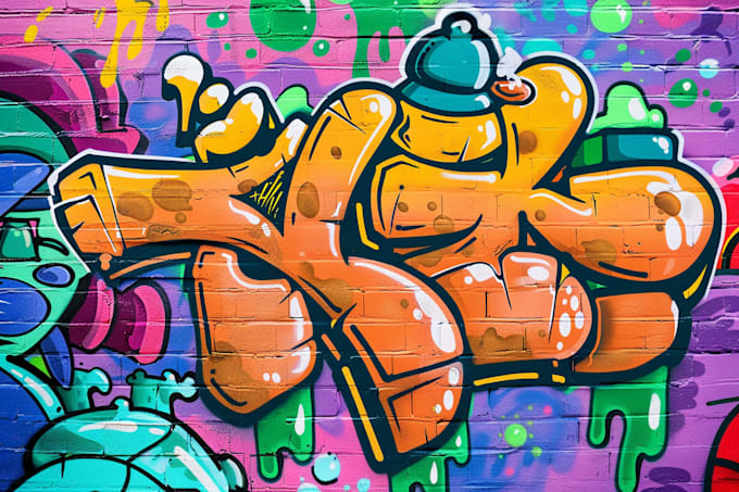 create graffiti design for you