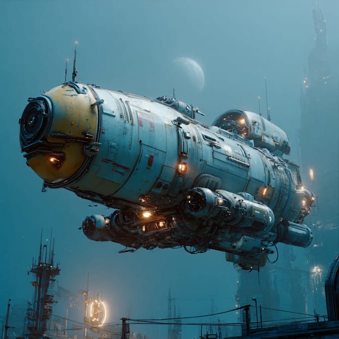 design spaceships and sci fi vehicles