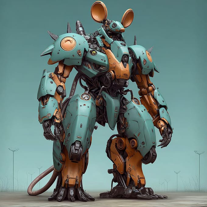 Design sci fi mecha and robot concept art by Biancaodom | Fiverr