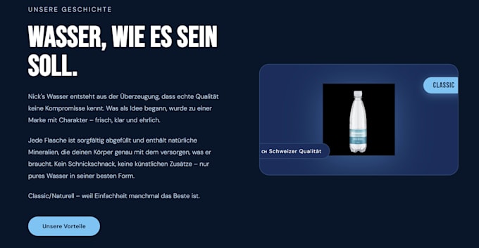 create a simple one page business card website in HTML