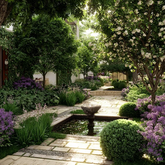design and rendering your garden landscape