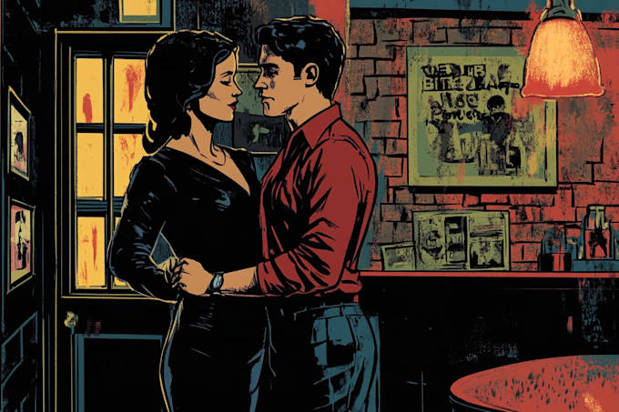 comic book illustration with comic book illustrator