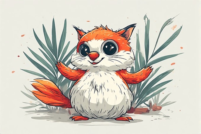 design a creative brand mascot character for you