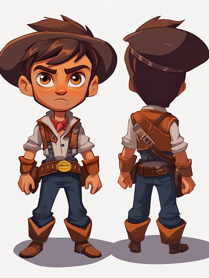 draw 2d game character or 2d game character