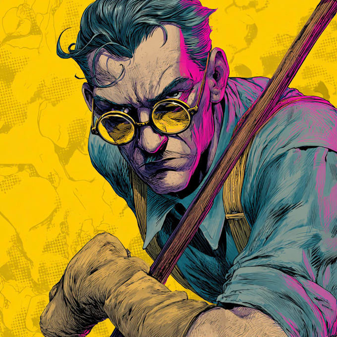 draw comic book illustration with comic book illustrator