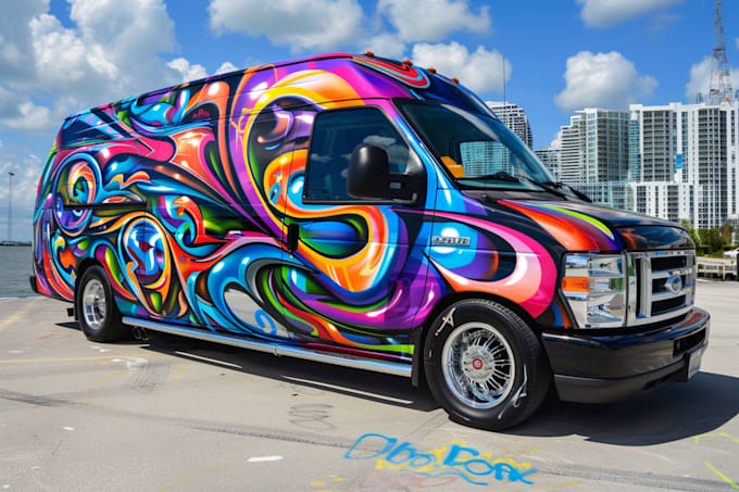 design high quality car wrap and vehicle wrap
