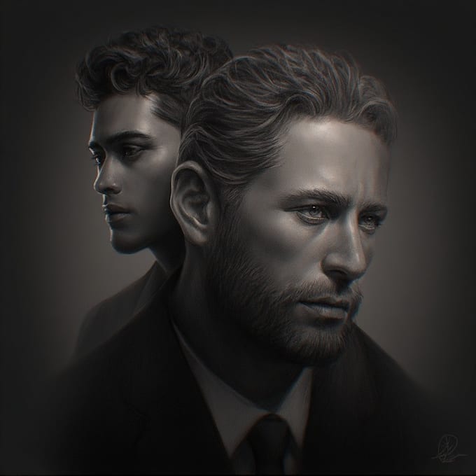 create charcoal, pencil, and color illustrations
