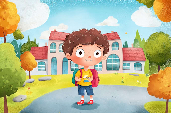 draw children book illustration