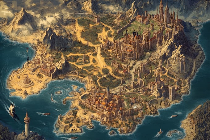 do fantasy maps and city maps