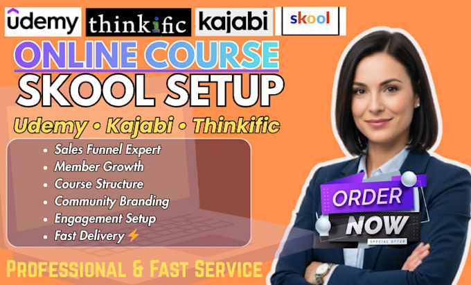 skool community setup, member growth, skool promotion ,course structure