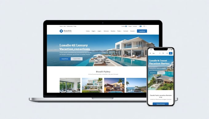 short term vacation rental website direct booking lodgify airbnb property web