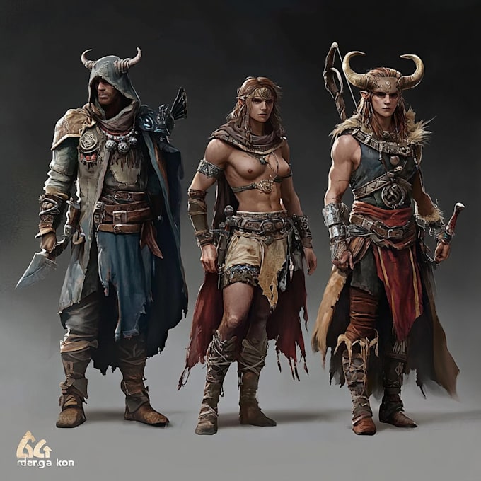 create custom dnd and fantasy character art
