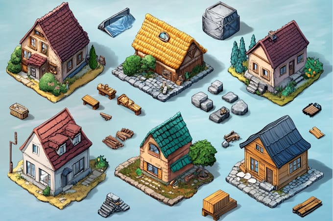 do 2d isometric game assets