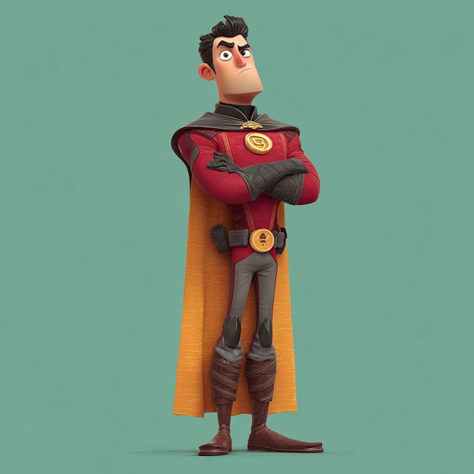 design cool superhero character im really good at this