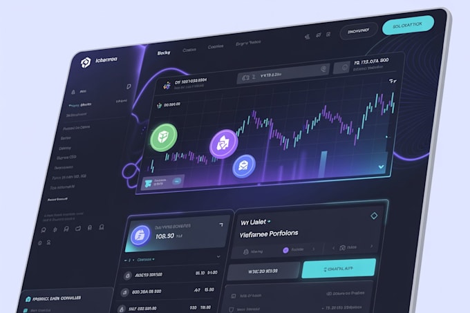 build ico token presale website with crypto dashboard and dapp