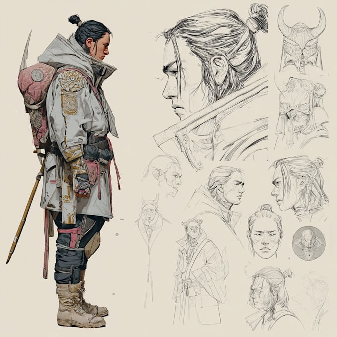 design original concept art and illustrations