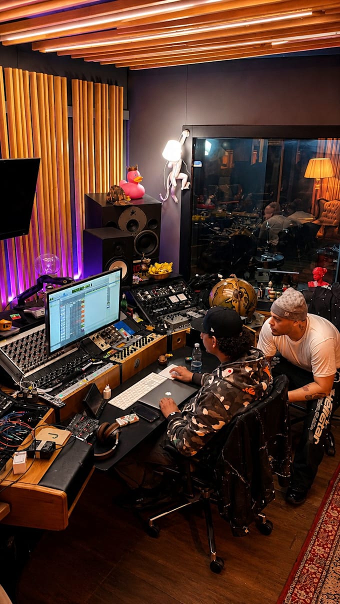 create futuristic rap vocal mix and master