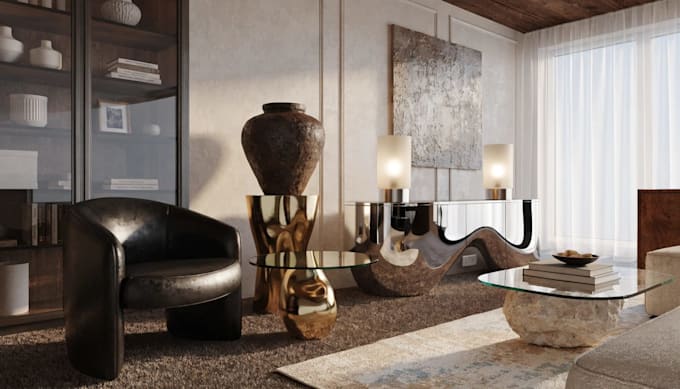 design and render realistic interiors in blender