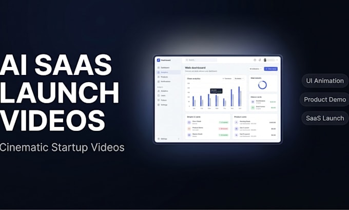 create cinematic ai saas launch videos for startups
