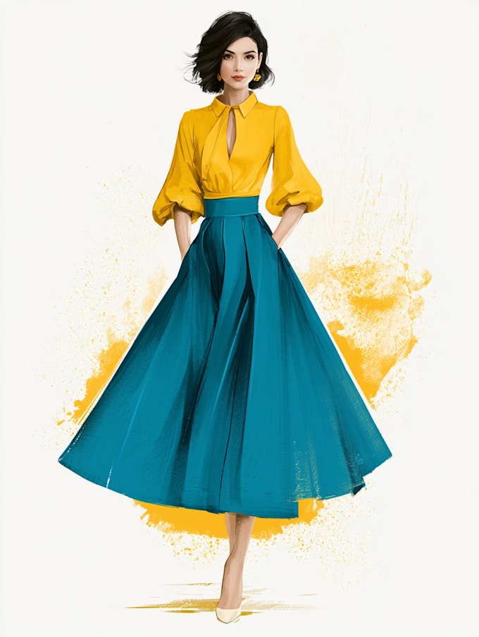 fashion design illustration artwork