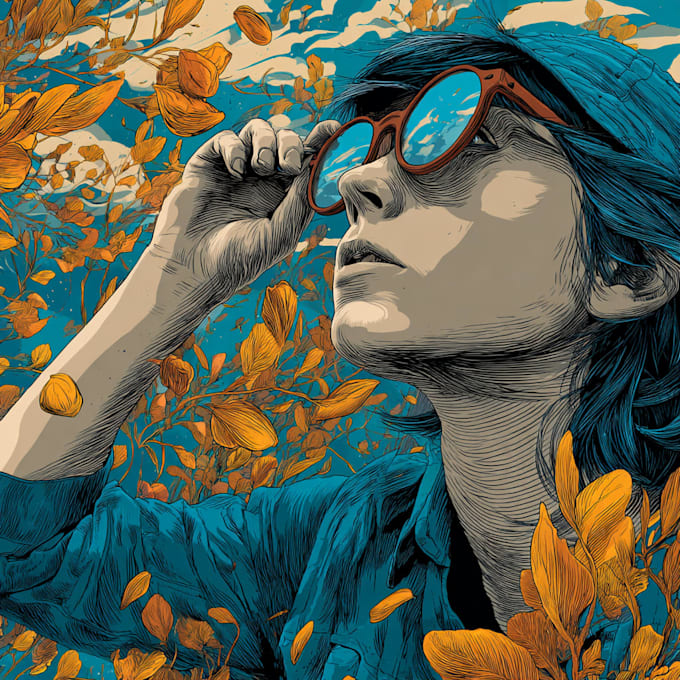 comic book illustration with comic book illustrator