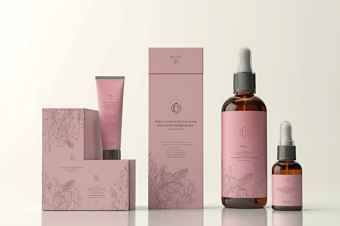 a bold and modern packaging design