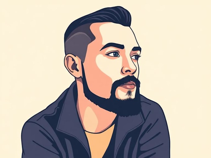 make high quality vector art portraits with modern aesthetics