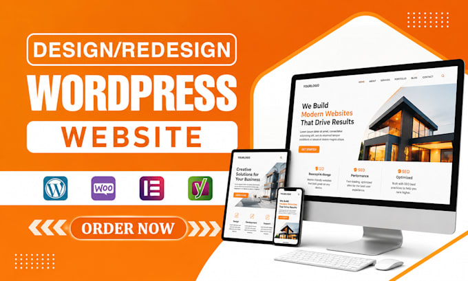 Design redesign wordpress website, website development as a full stack ...