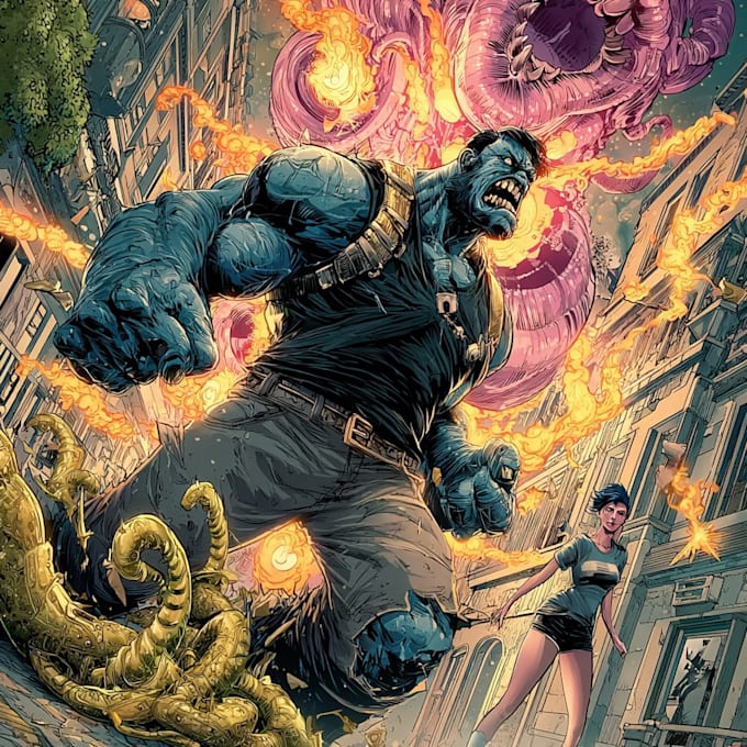 create professional comic book pages and visual story