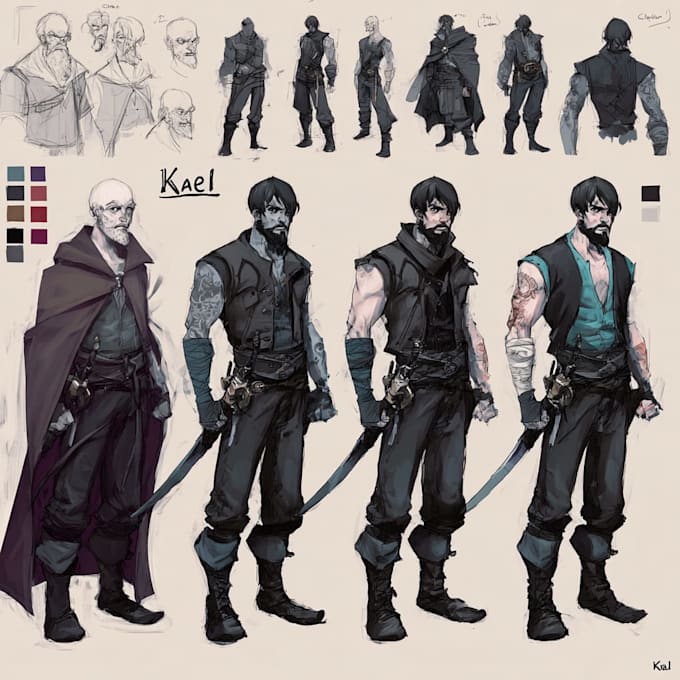 design unique concept art for your worldbuilding