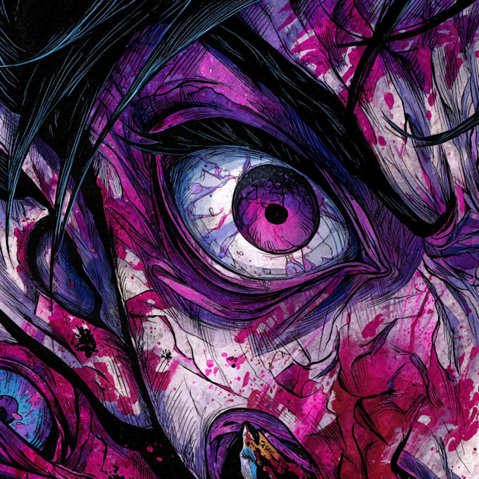 draw surreal horror art