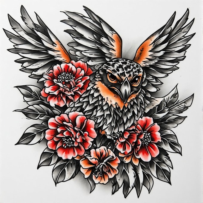 design a modern and minimalist tattoo design