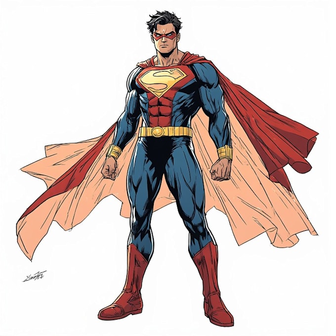 do a superhero character