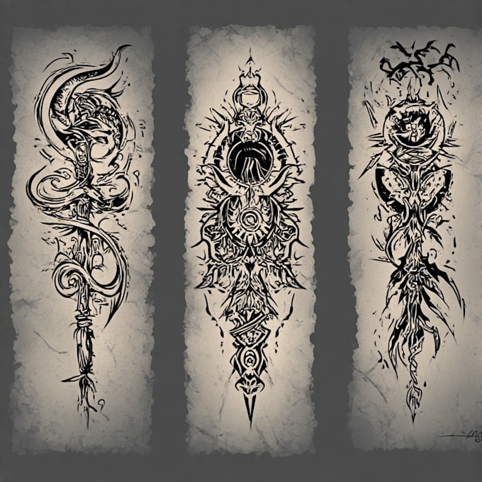 make unique tribal tattoo designs