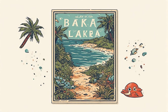 make a high quality vintage poster design