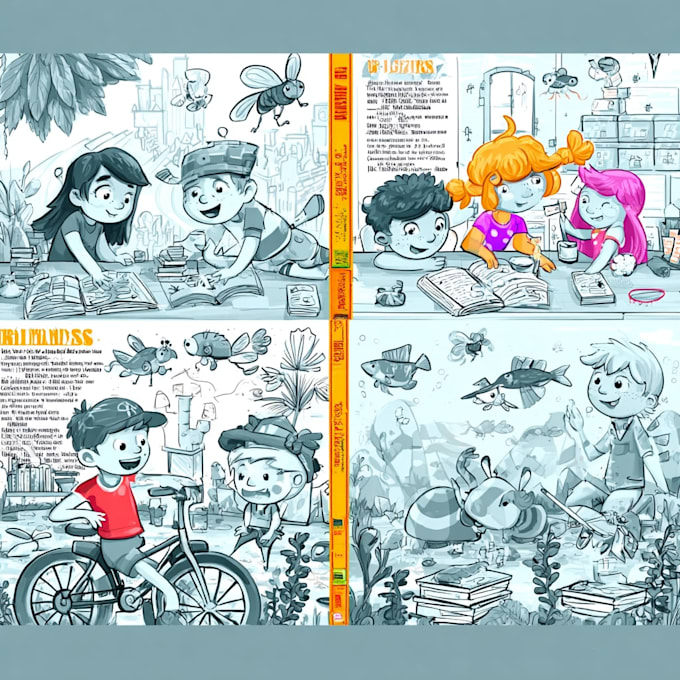 draw professional childrens book illustrations