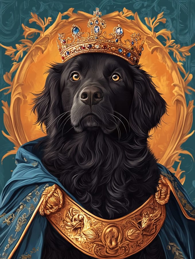do custom pet portrait, dog portrait, cat portrait