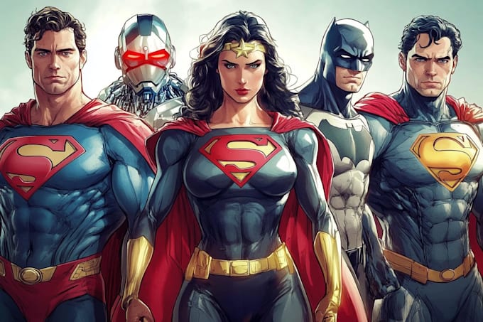 amazing superhero comic cartoon characters