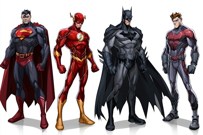 superhero character for comics