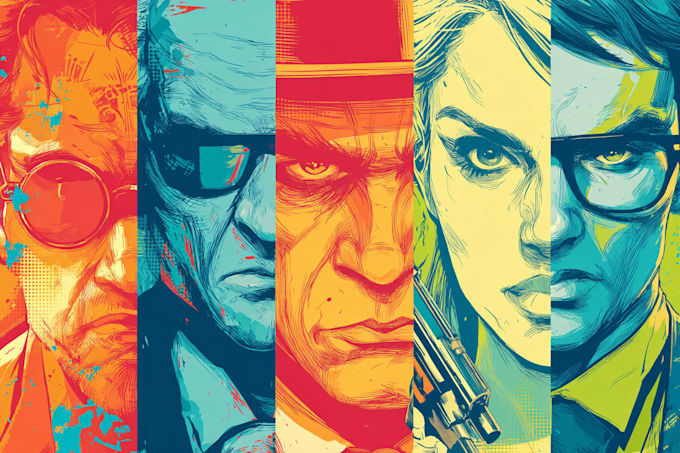 comic book illustration with comic book illustrator