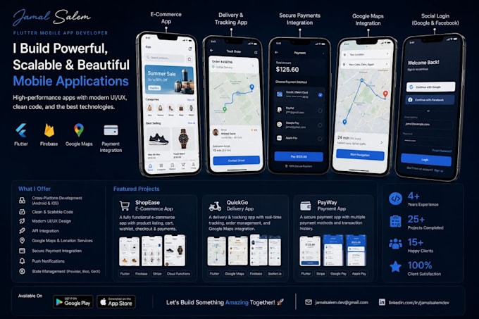 develop a custom mobile app for ios and android