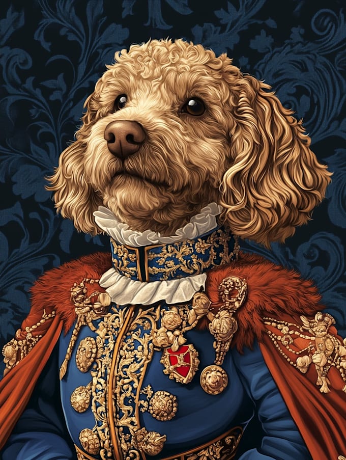 do custom pet portrait, dog portrait, cat portrait