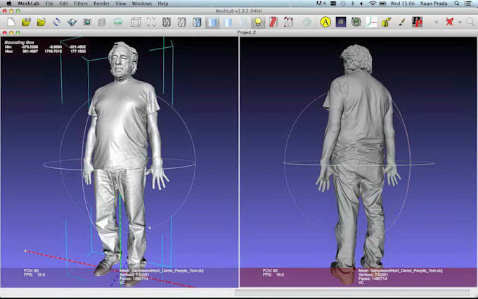 repair, edit and split stl, obj file for 3d printing