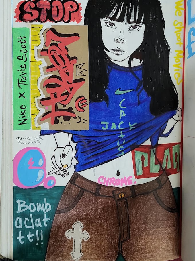 make traditional or digital art for you