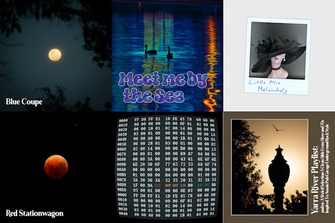 design an album or playlist cover