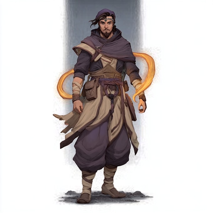 draw dnd art to dnd character art