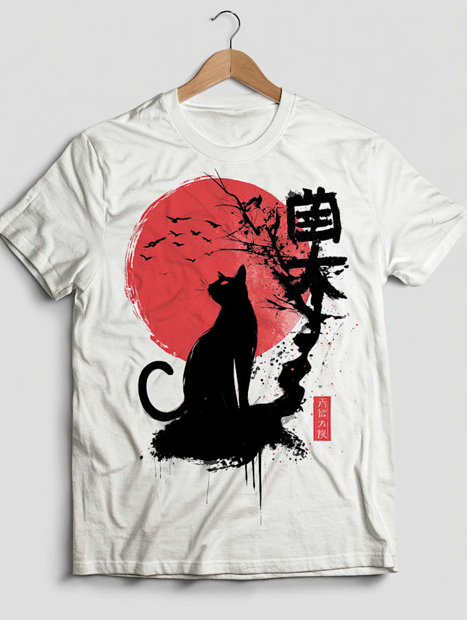 japanese t shirt illustration