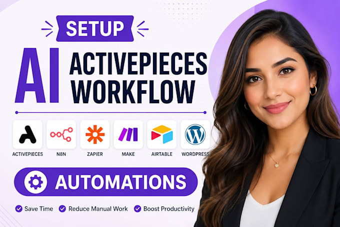 setup ai activepieces workflow n8n zapier make airtable wordpress automations