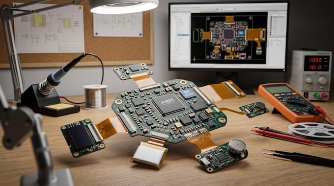design pcb hardware iot, embedded system, smartwatches and wearable pcb design